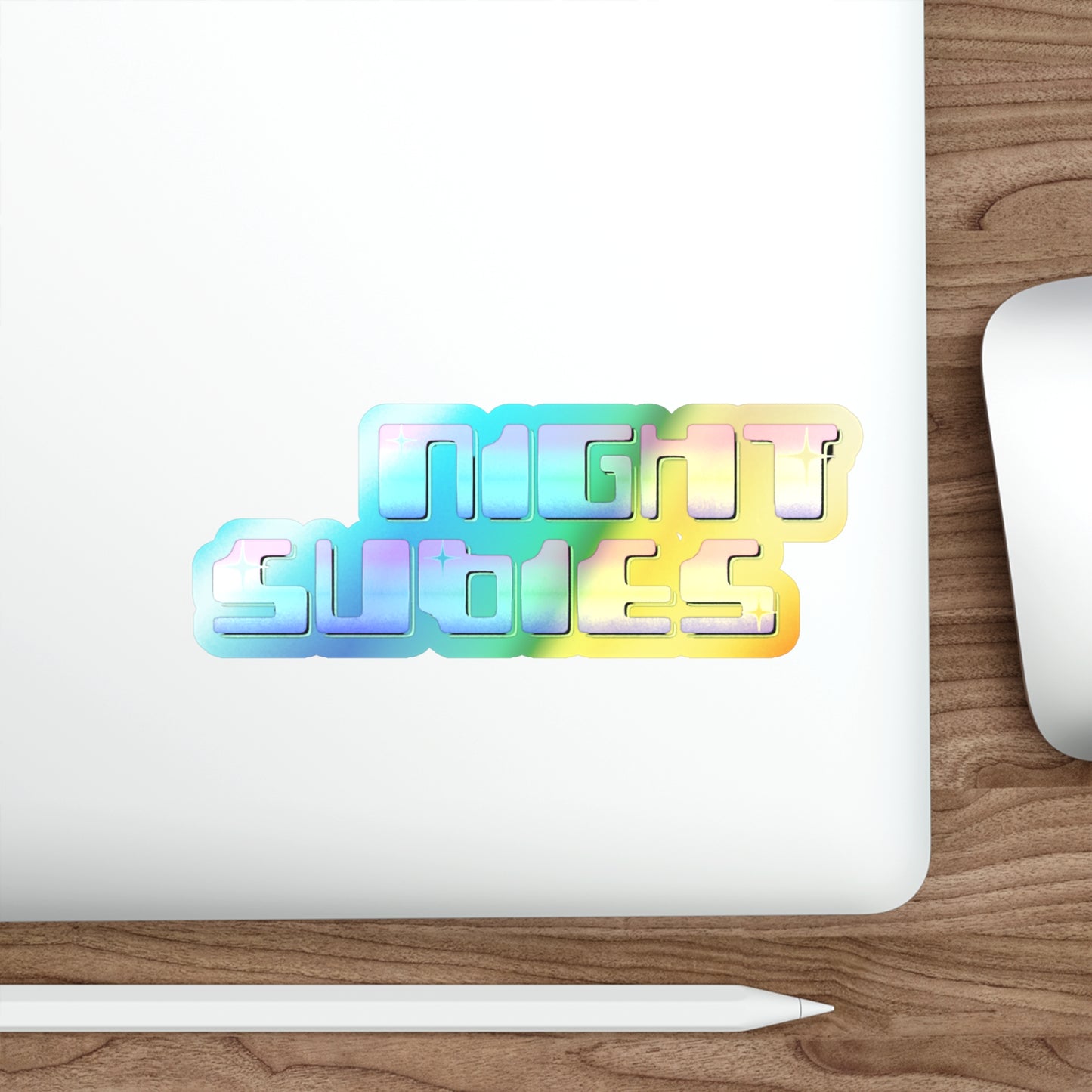NIGHTSUBIES Bubble Holographic Stickers