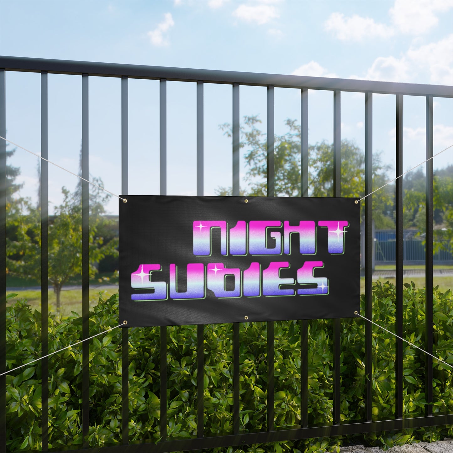 NIGHTSUBIES Bubble Banner