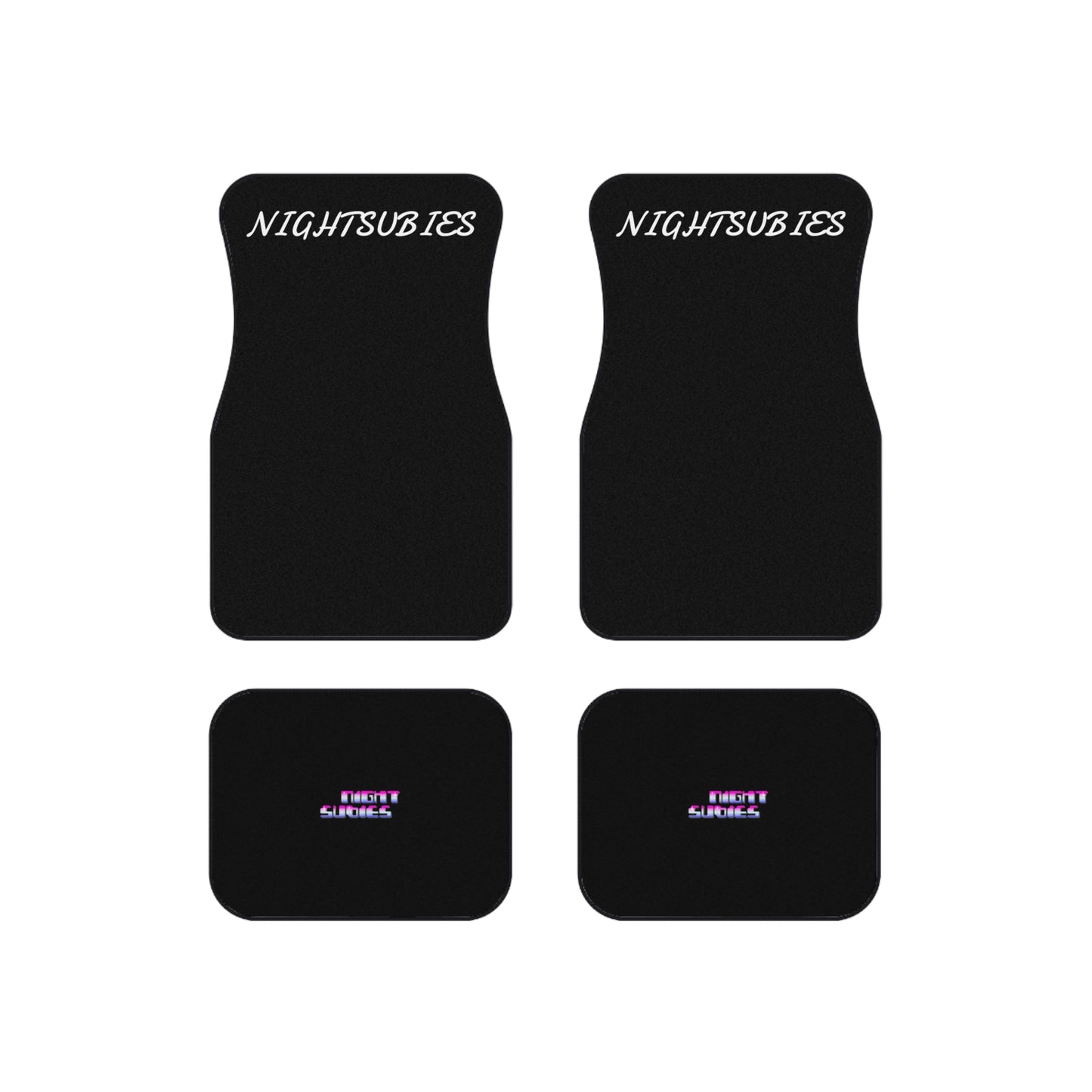 NIGHTSUBIES Car Mats (Set of 4)