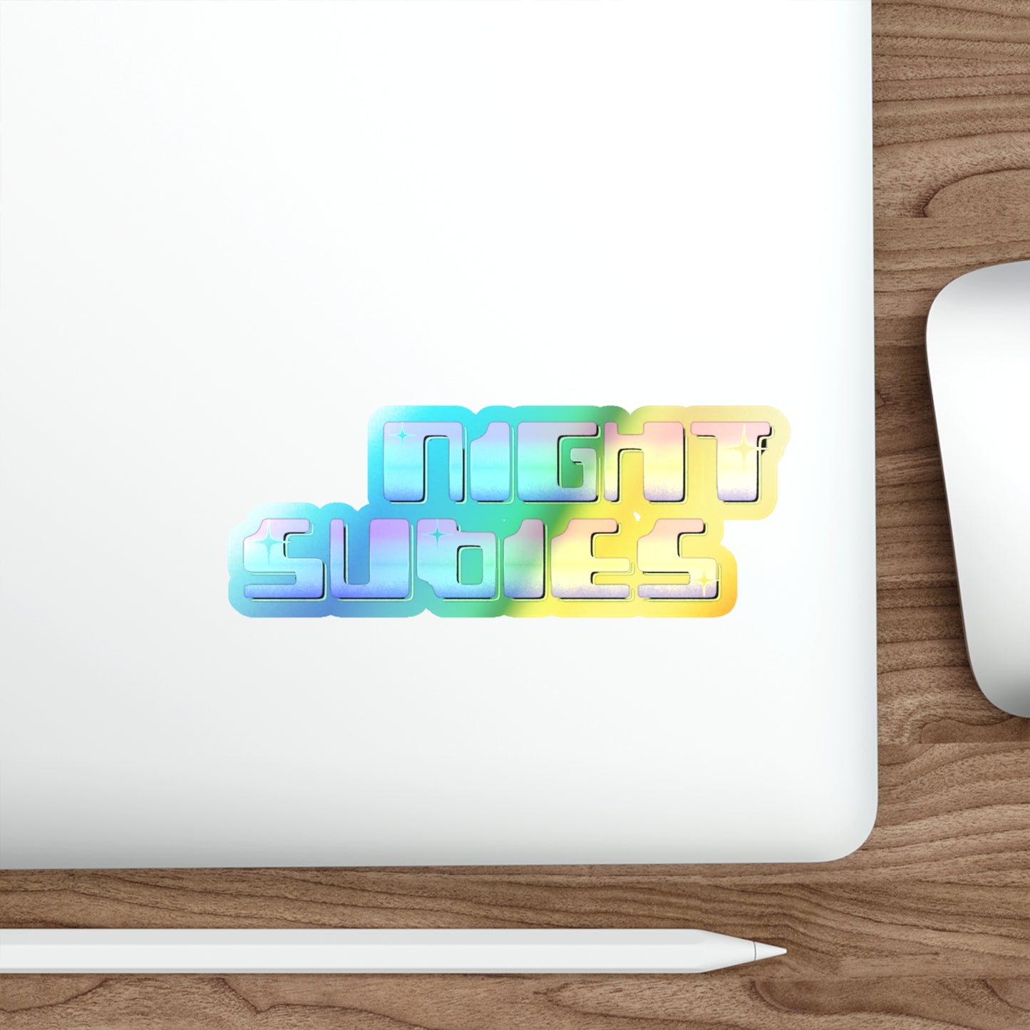 NIGHTSUBIES Bubble Holographic Stickers