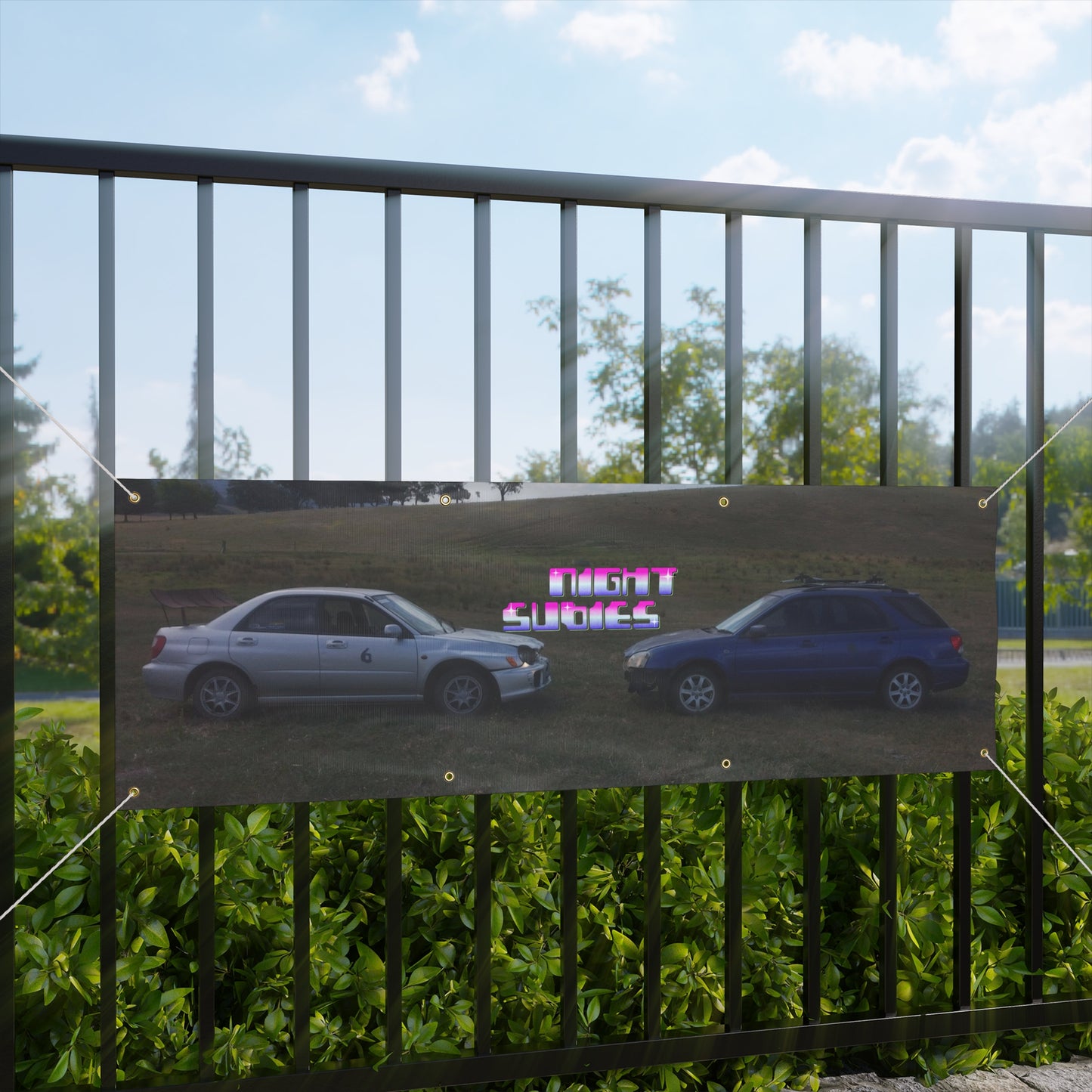 NIGHTSUBIES Subaru & Bubble Banner