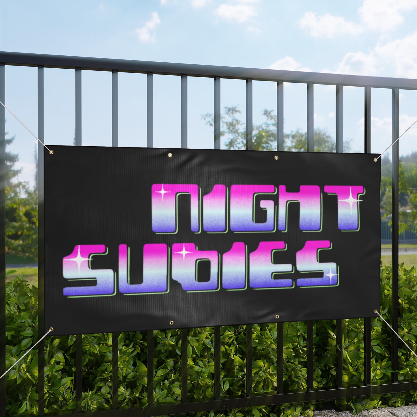 NIGHTSUBIES Bubble Banner