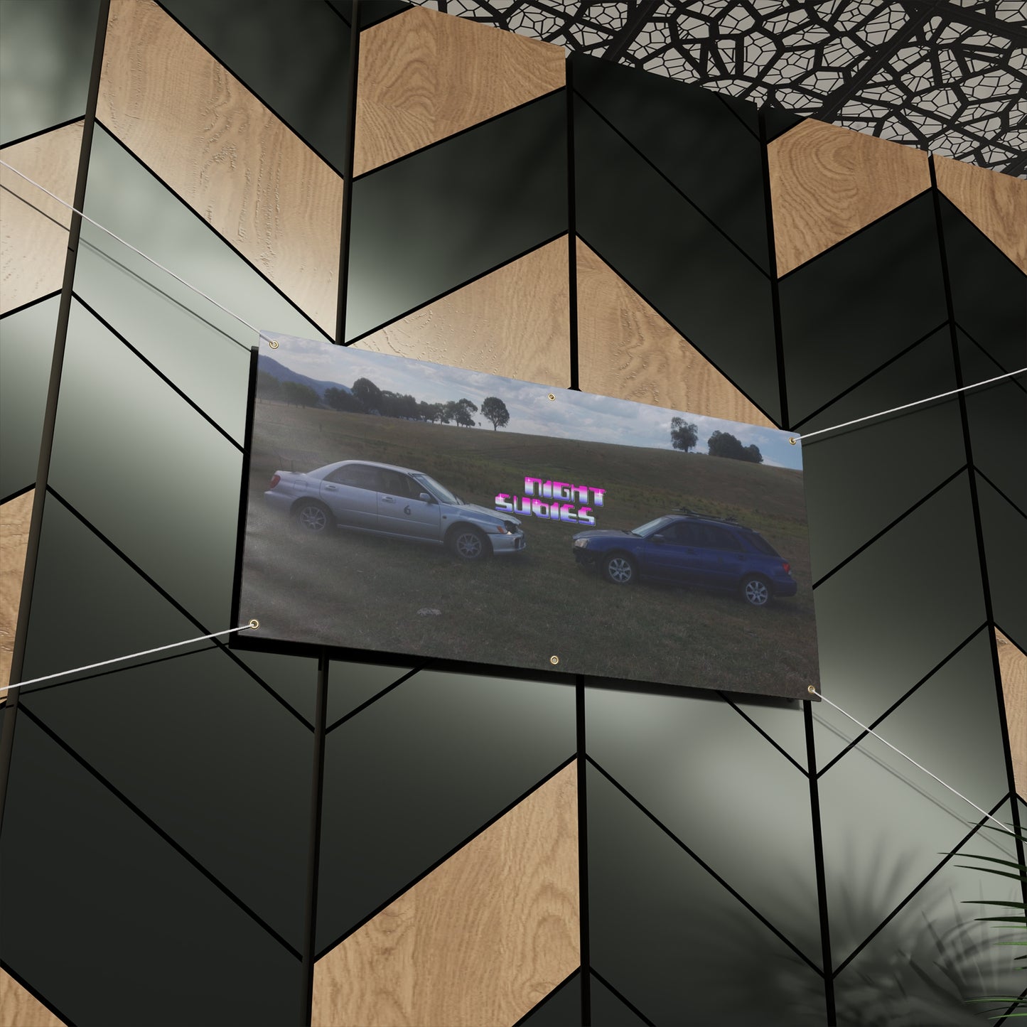 NIGHTSUBIES Subaru & Bubble Banner