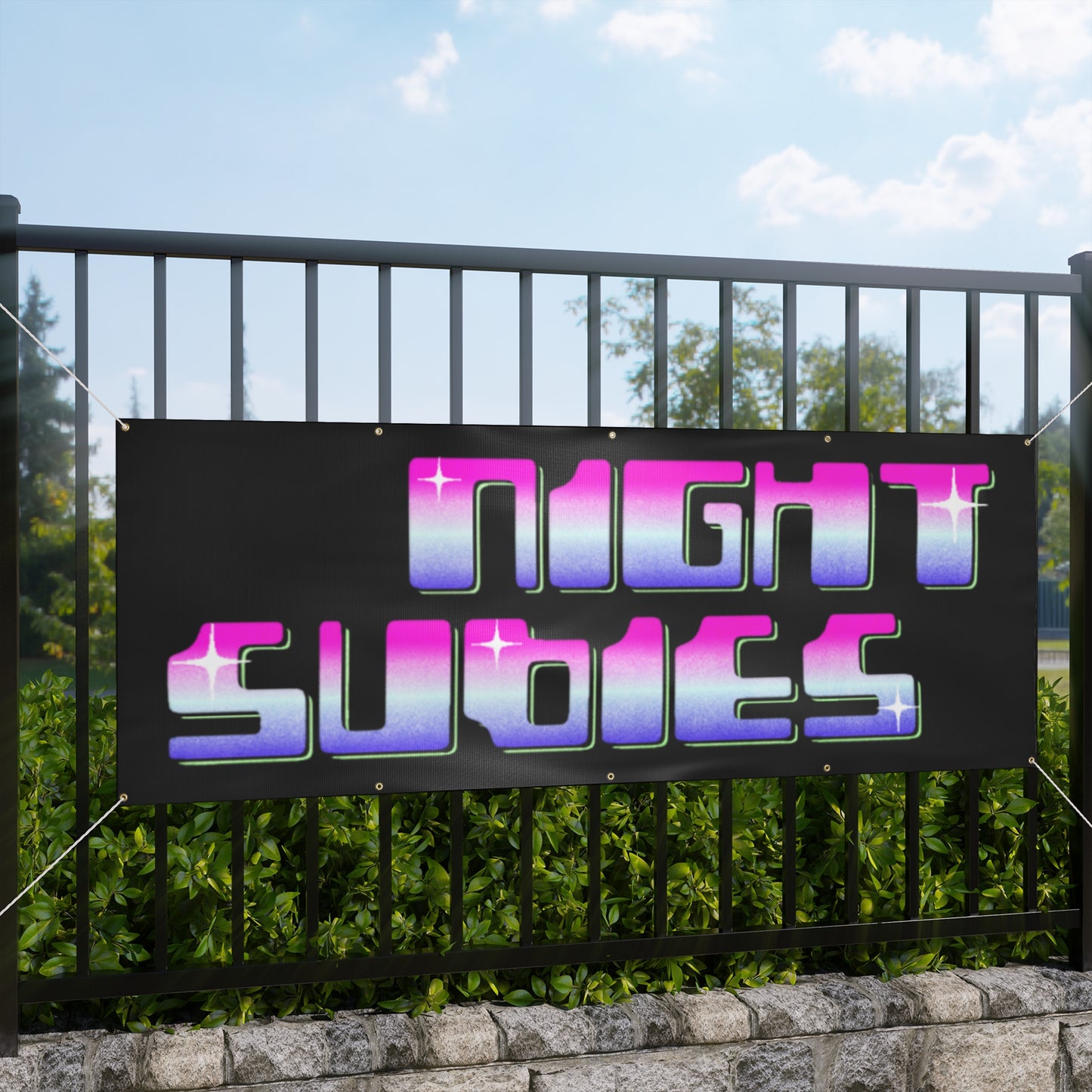 NIGHTSUBIES Bubble Banner