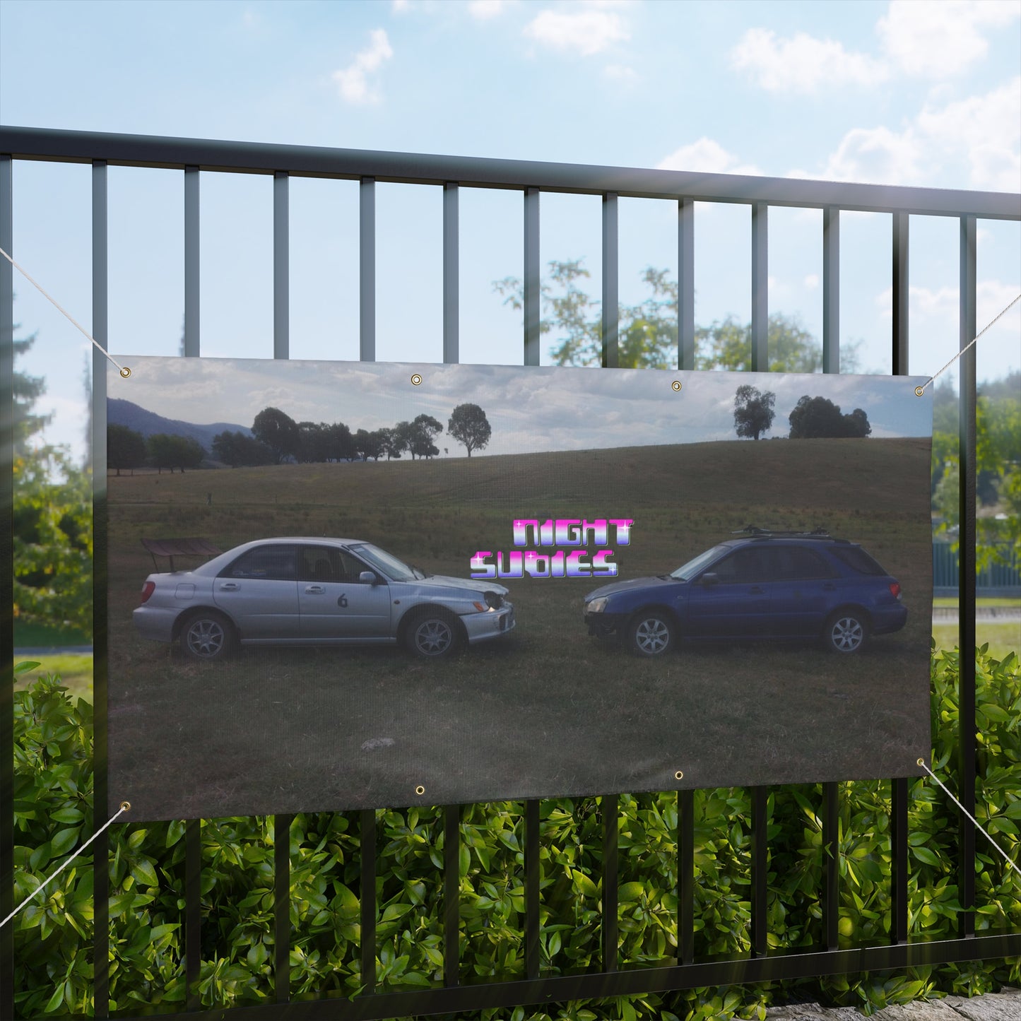 NIGHTSUBIES Subaru & Bubble Banner