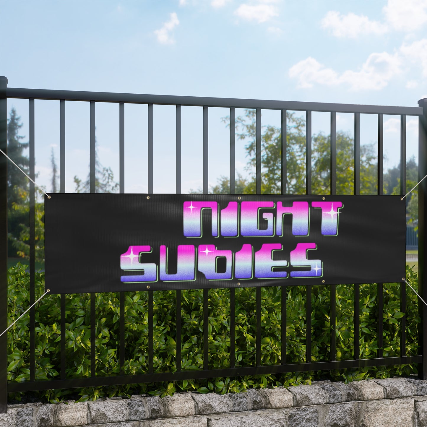 NIGHTSUBIES Bubble Banner