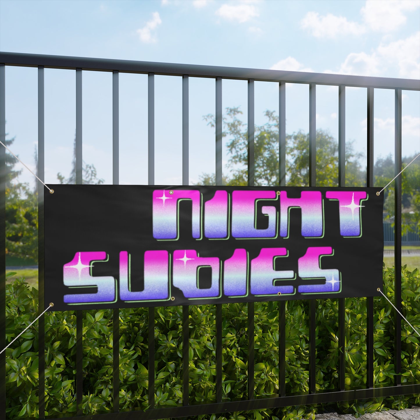 NIGHTSUBIES Bubble Banner