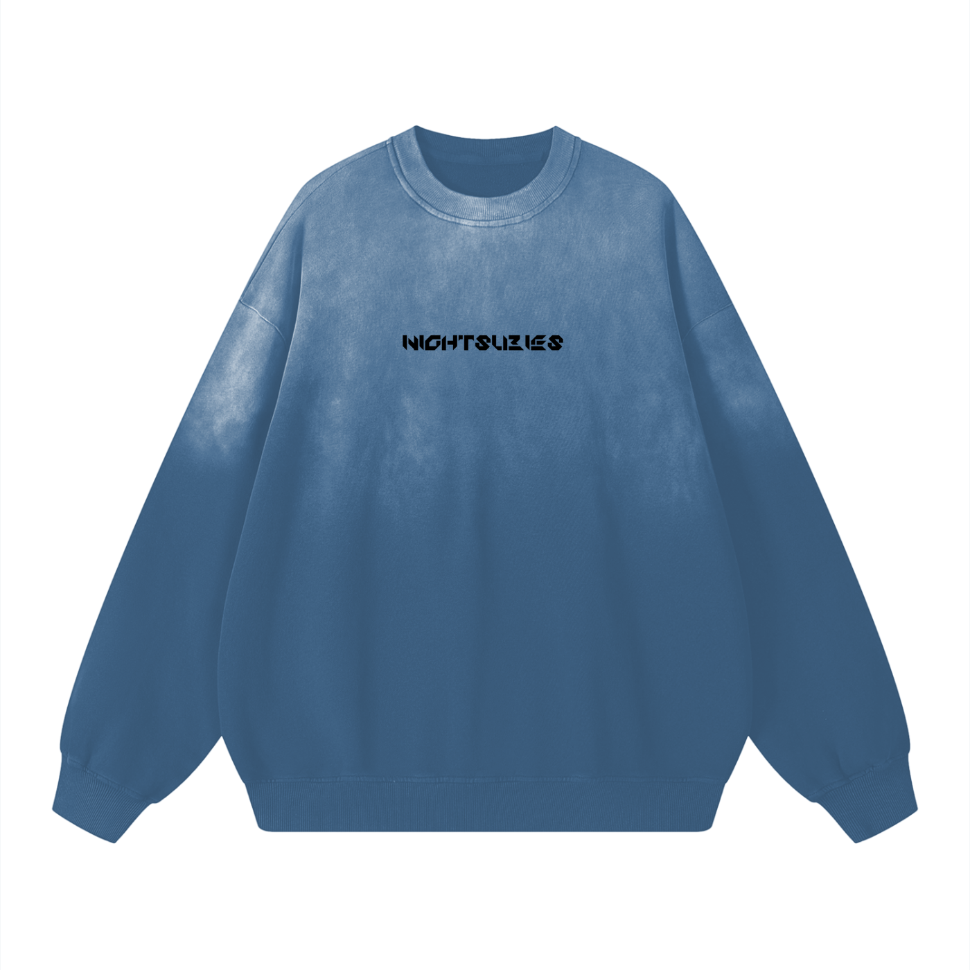 NIGHTSUBIES Dream Butterfly -Wash Drop-Shoulder Sweatshirt