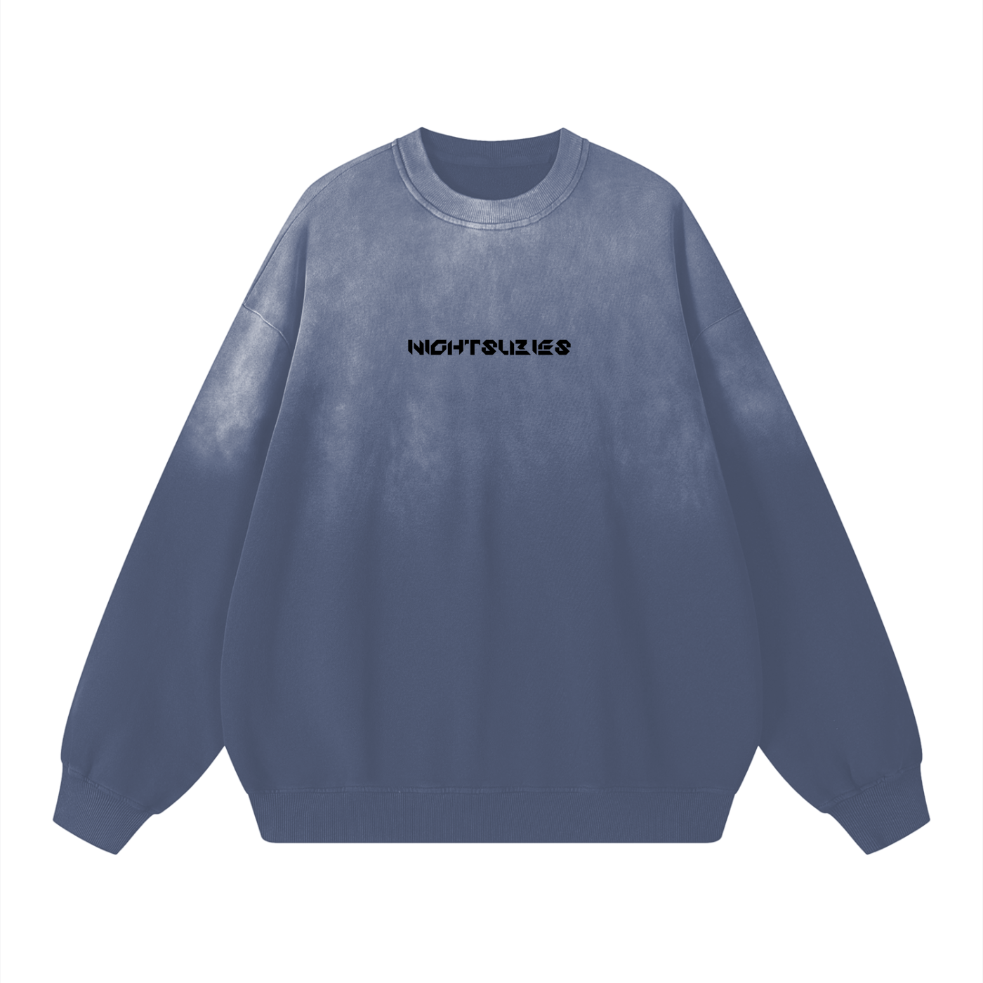 NIGHTSUBIES Dream Butterfly -Wash Drop-Shoulder Sweatshirt